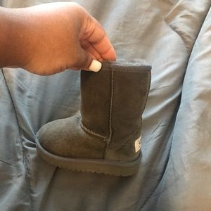 Grey toddler uggs size 7